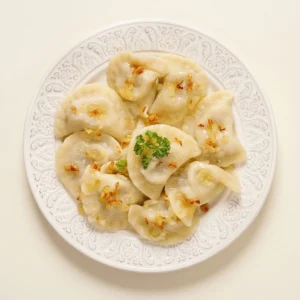 Pierogi z kapustą i mięsem