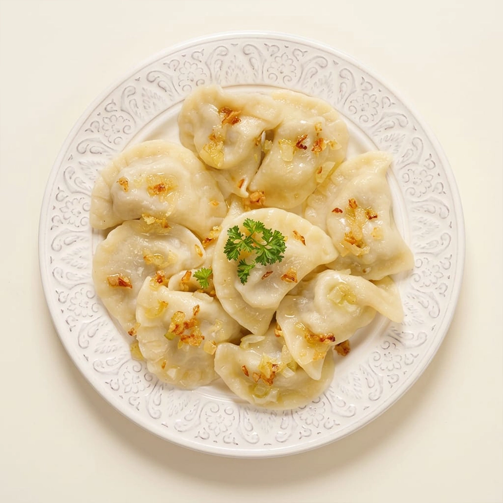 Pierogi z kapustą i mięsem