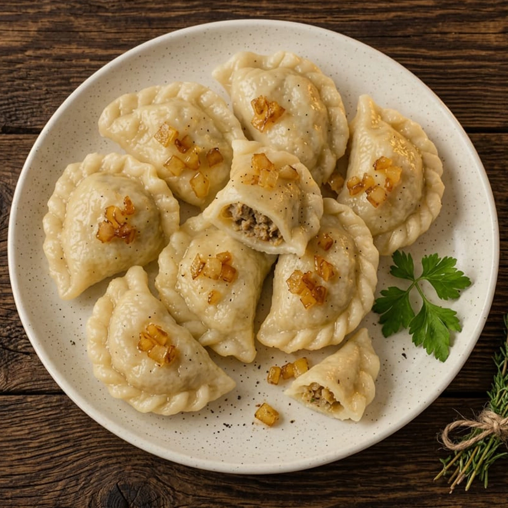Pierogi z mięsem